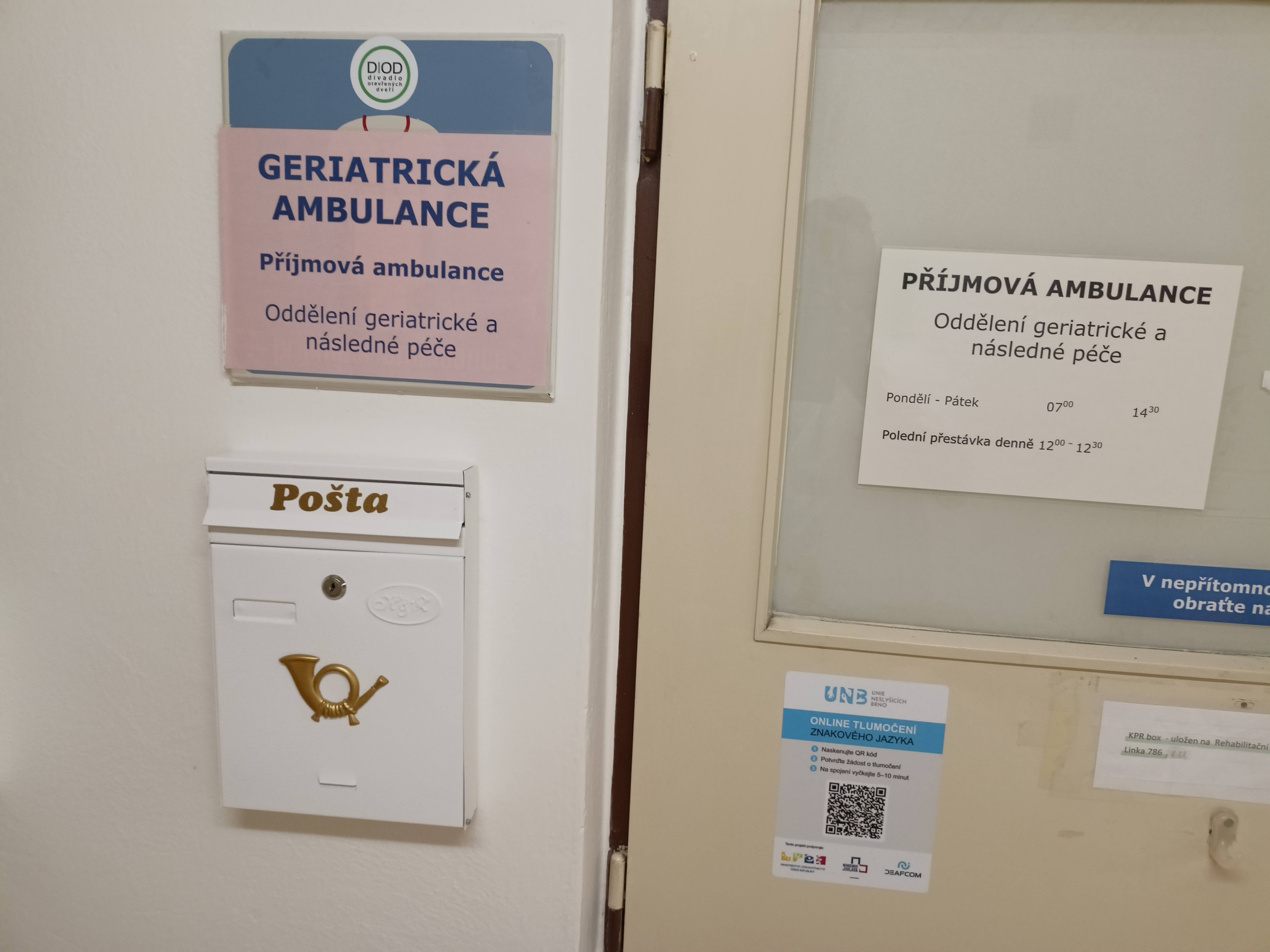 geriatrická ambulance