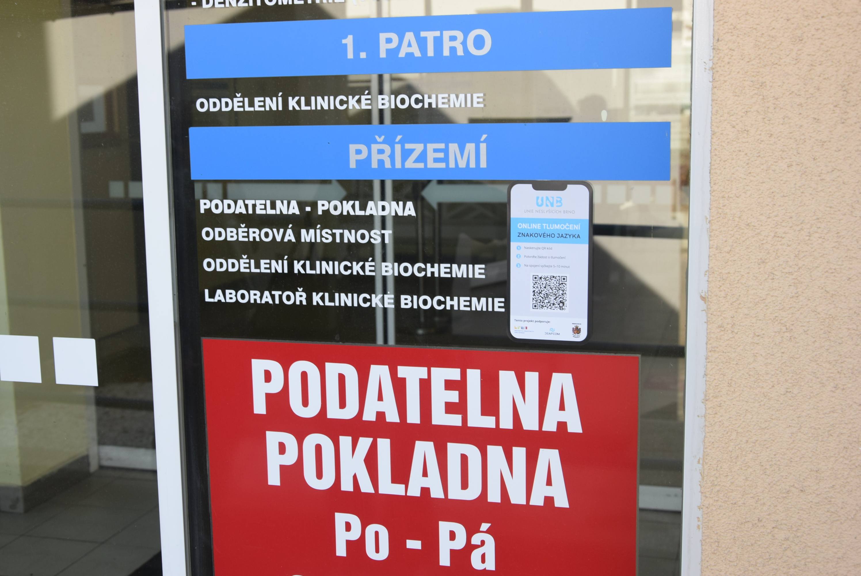 pavilon A vstupní